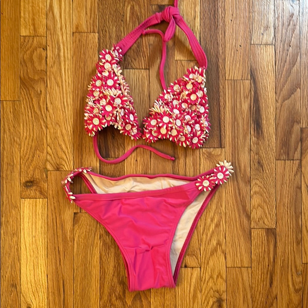 Nique Pink Floral Bikini